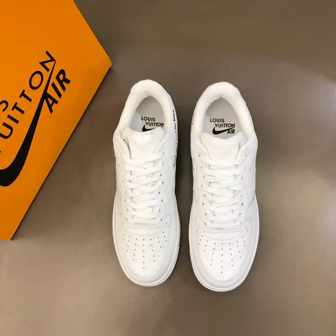 Men's shoes💰p440 "*oui* Vuitto*" x OFF-WHITE x Nike three-party collaboration! Trendy and cool men's casual sports shoes with unrivaled color matching. The design idea basically continues the style of THE TEN. The Swoosh line and tongue label have a very familiar visual effect and are both fashionable and trendy! A must-have for fashionistas! The effect on your feet is absolutely stunning! Size: 38-45
